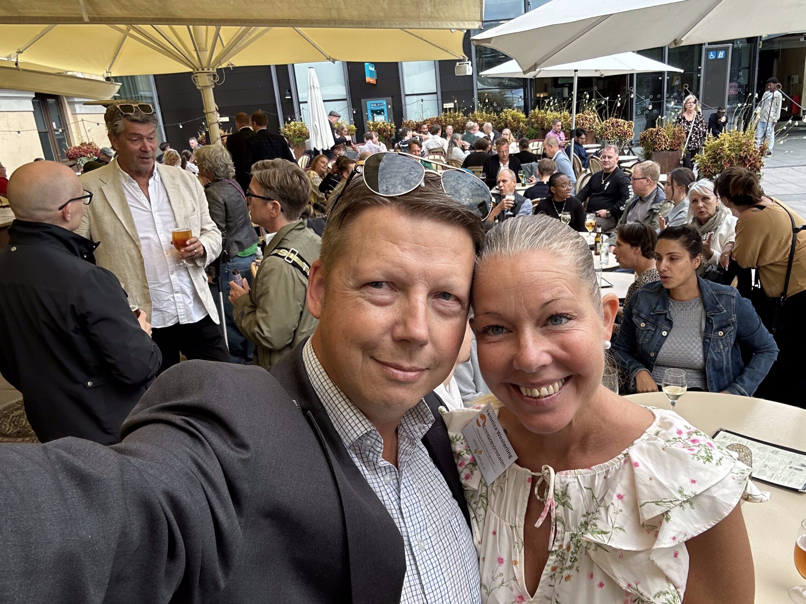 Entreprenörspub Uppsala – företagare nätverkar på Stationens uteservering